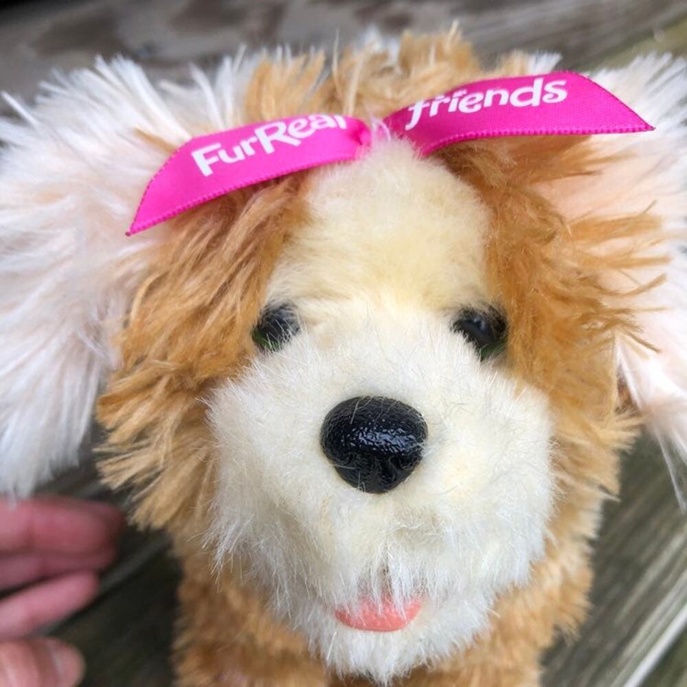 FurReal Friends Puppy Dog 2012 Hasbro Interactive Toy Small Tan Tested & Works